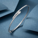 Nova Geometric Diamond Pattern Bangle