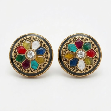 Navratna Earrings