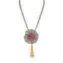 Bloom Artisan Floral Pendant Necklace