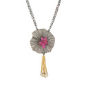 Bloom Artisan Floral Pendant Necklace