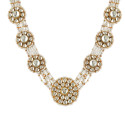 Rajwadi Kundan Pearl Collar Necklace