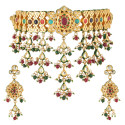 Royal Navratna Kundan Choker Set
