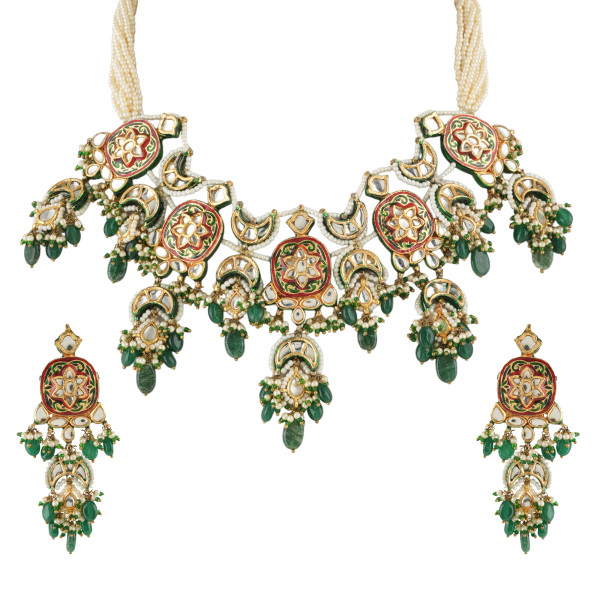 Meher Pearl Kundan Bridal Necklace