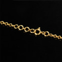  Moissanite Polki Drop Pendant 925 Silver Gold Plated
