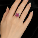 Fuchsia Petal Ring