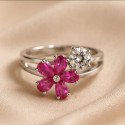 Fuchsia Petal Ring