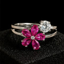 Fuchsia Petal Ring