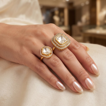 Zareen Dual Finger Ring