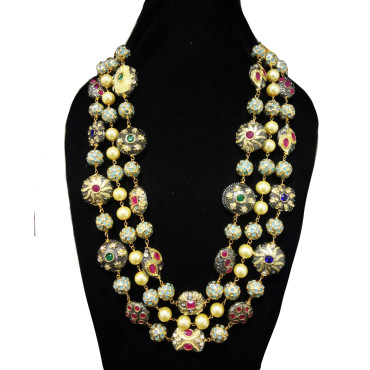 Freesia Multilayer Bead Necklace
