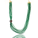 Paheli Green Beads Necklace