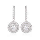 925 Silver CZ Loops 925 Silver CZ Loops