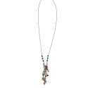 Long Chain Necklace with Agate and animal motif Accessories