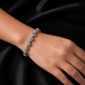 Halo CZ Bracelet | 925 Sterling Silver