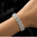 Bloom Diamond Cluster Bracelet