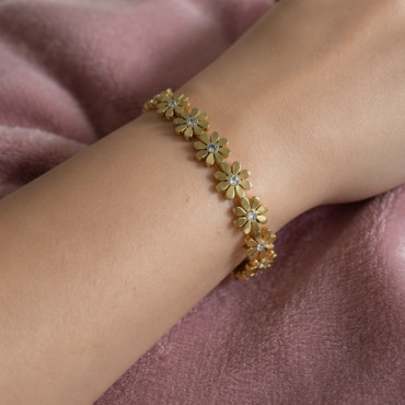 Golden Daisy Bracelet 