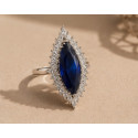 Midnight Marquis Ring