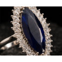 Midnight Marquis Ring