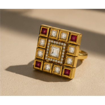 Rajsi Kundan Ring