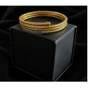Serpentine Gold Bracelet 
