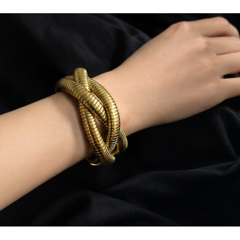 Trinity Coil Bracelet