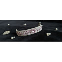 Pink CZ Statement Bracelet