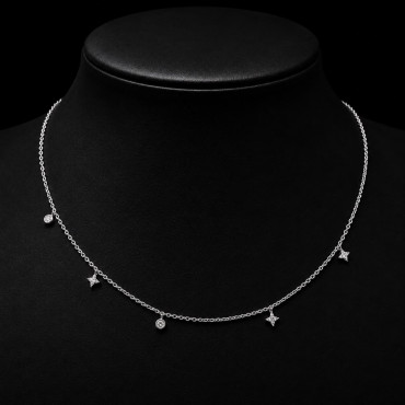 Dainty Star Necklace | 925 Sterling Silver