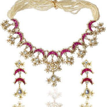 Karisa pachi kundan Necklace