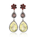 Adonis Pearl Drop Stone Danglers Adonis Pearl Drop Stone Danglers